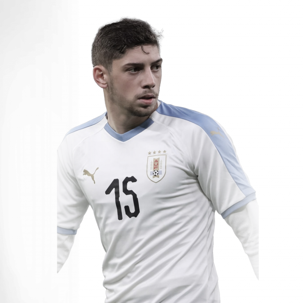 Segunda Camiseta Uruguay Jugador F.Valverde 2022